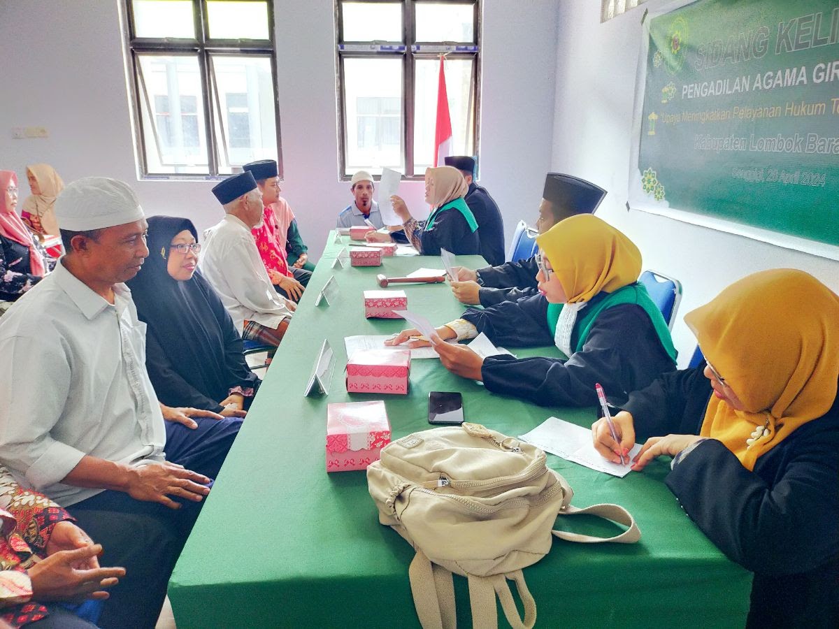 Gelar Sidang Keliling Isbath Nikah di Senggigi, PA Giri Menang Sahkan 26 Pasutri